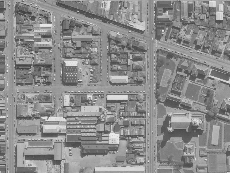 12 Williams Street from the air, 1960-1964