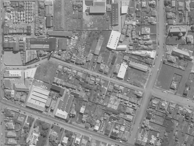38 Leeds Street from the air, 1960-1964