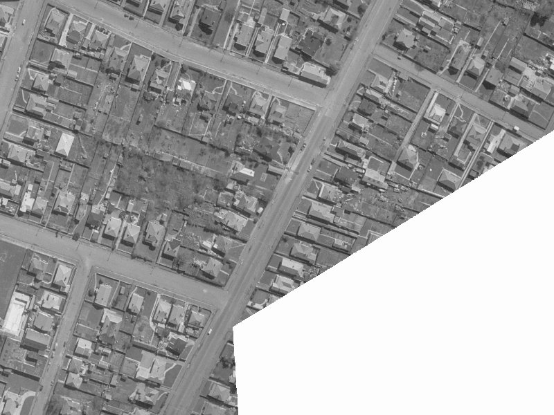60A Mathesons Road from the air, 1960-1964