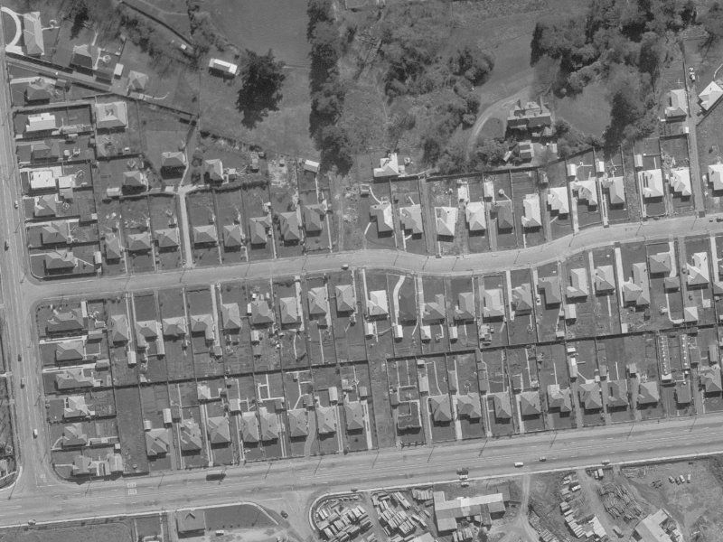 24 Arthur Street from the air, 1960-1964