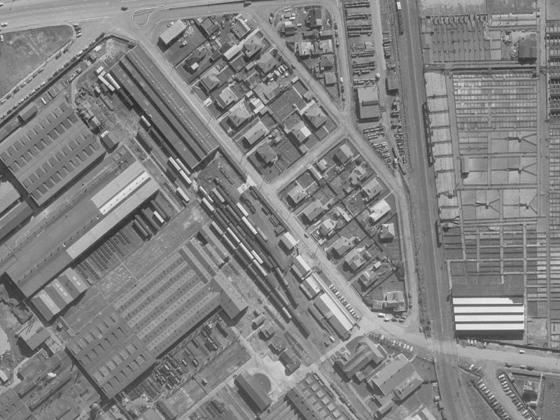 18 Lowe Street from the air, 1960-1964
