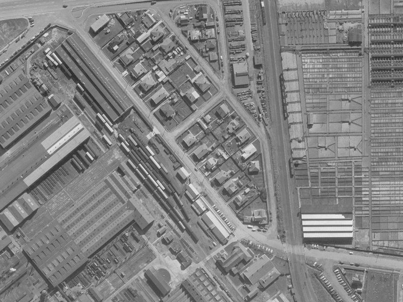 16 Lowe Street from the air, 1960-1964