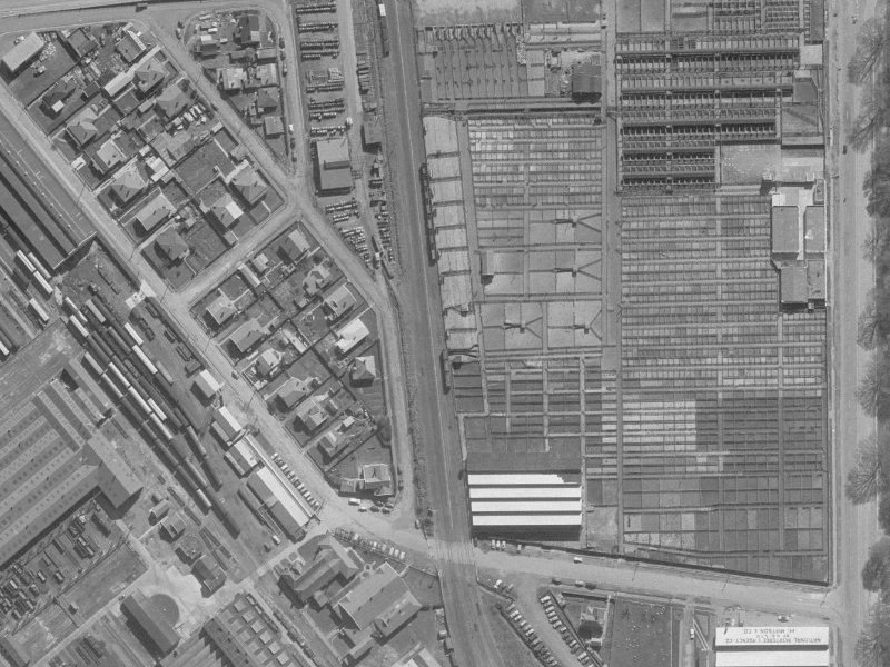 11 Tyne Street from the air, 1960-1964