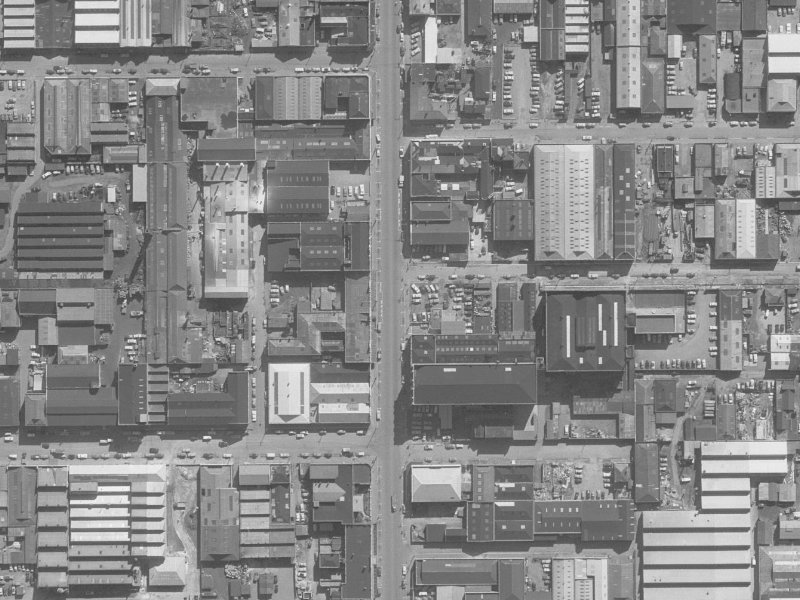 40 Manchester Street from the air, 1960-1964