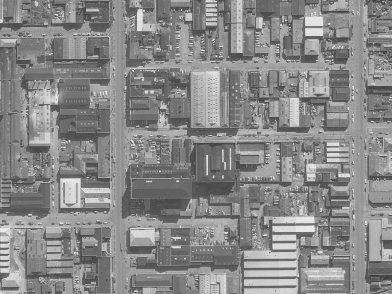 10b Allen Street from the air, 1960-1964