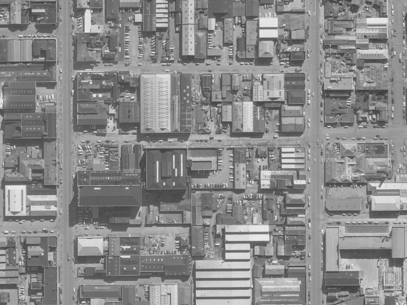 30 Allen Street from the air, 1960-1964
