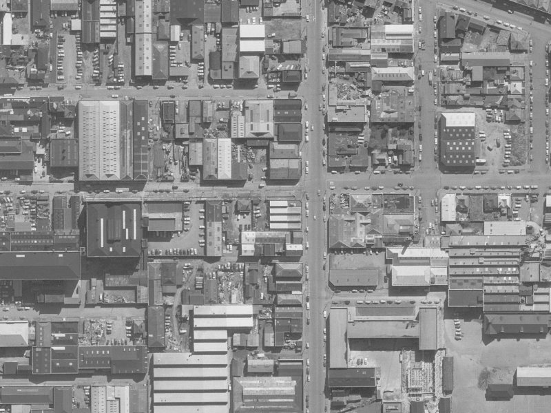 38 Allen Street from the air, 1960-1964