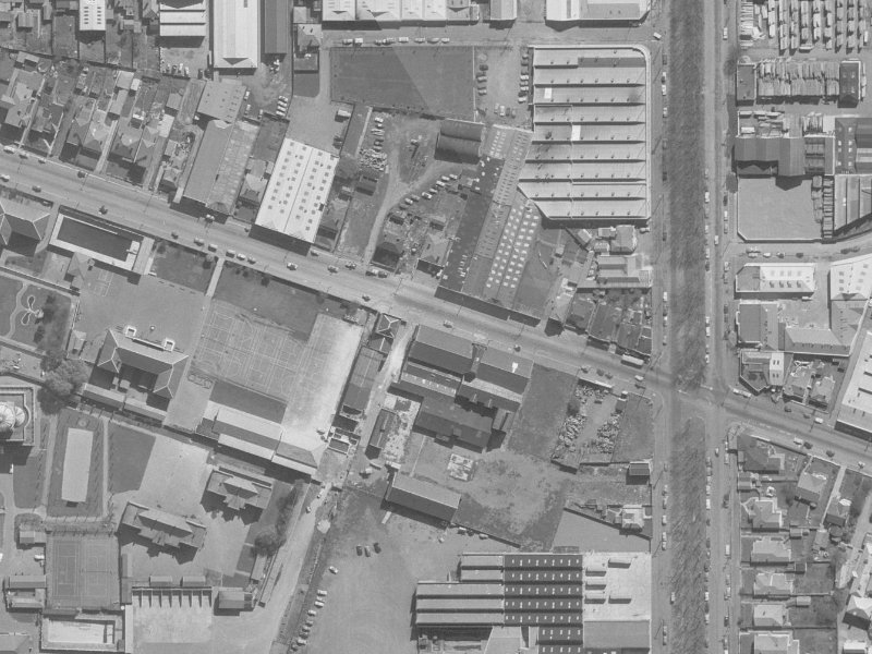 106A Ferry Road from the air, 1960-1964