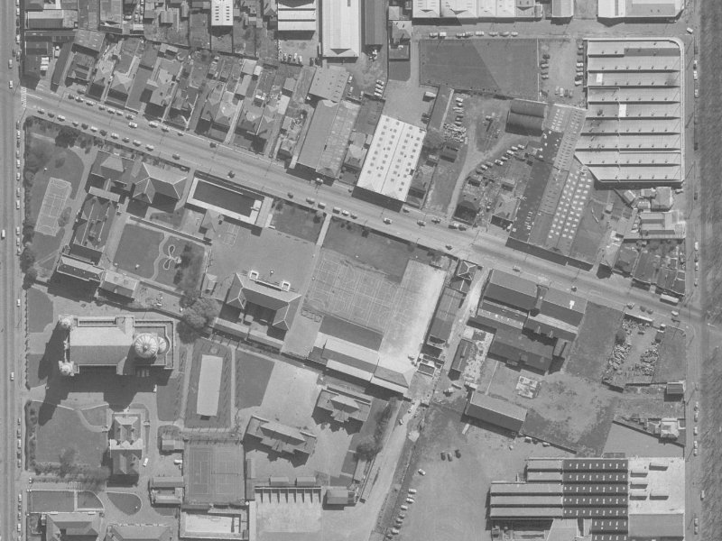 43 Fitzgerald Avenue from the air, 1960-1964