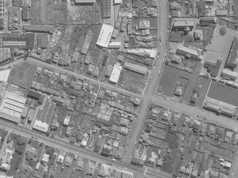 53 Leeds Street from the air, 1960-1964