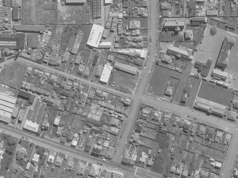 57 Leeds Street from the air, 1960-1964