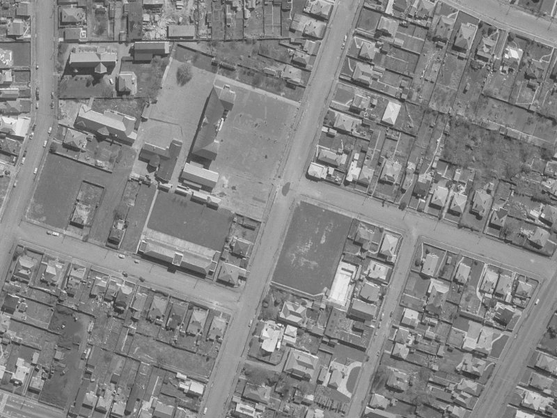 25-41 Nursery Road from the air, 1960-1964