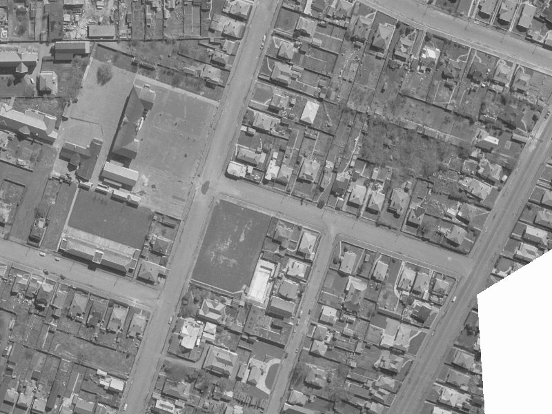 9 Cross Street from the air, 1960-1964