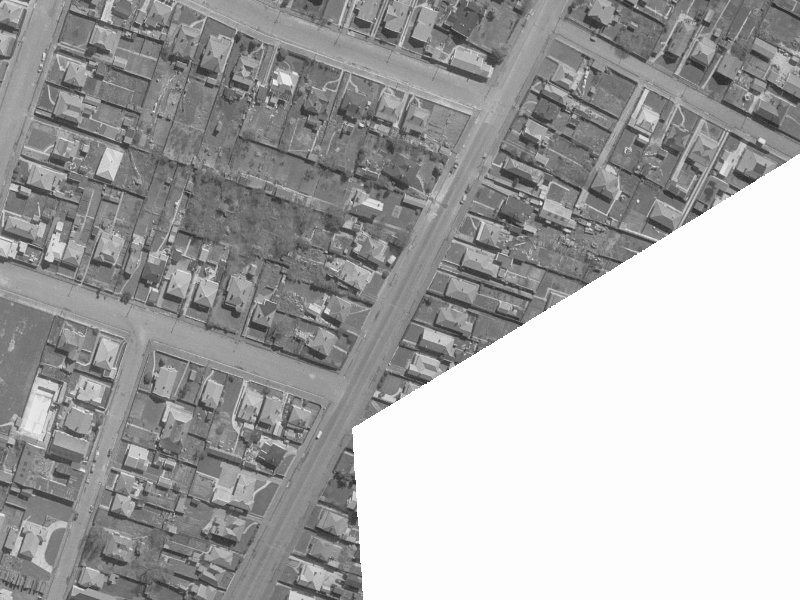 Mathesons Road from the air, 1960-1964