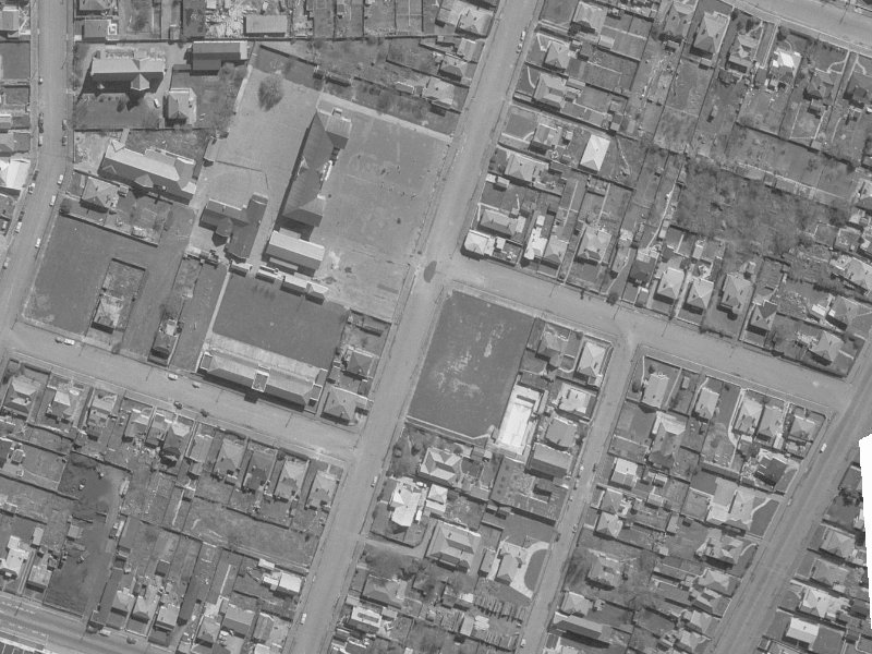 32 Nursery Road from the air, 1960-1964