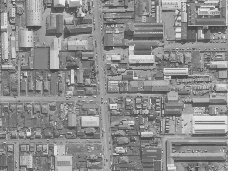 212 Antigua Street from the air, 1960-1964