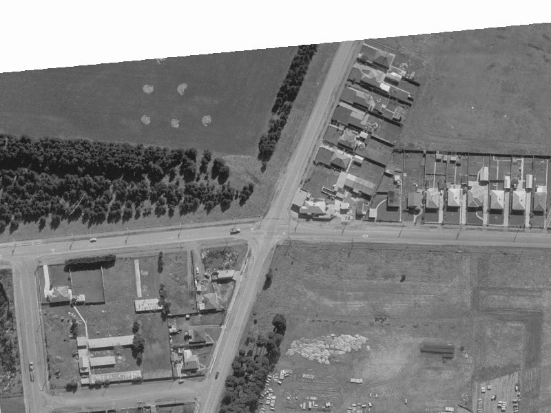 50 Carmen Road from the air, 1960-1964