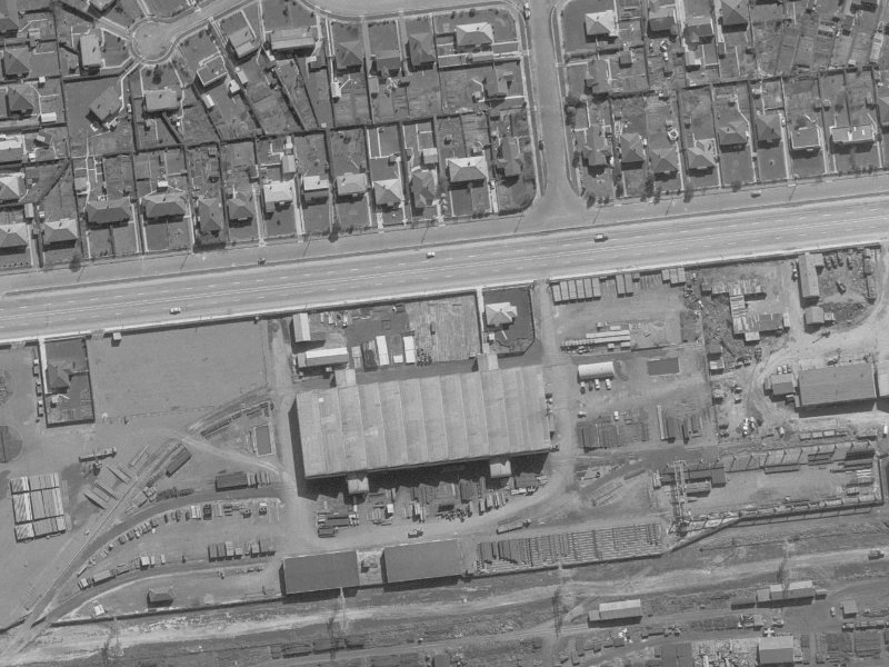3/213 Blenheim Road from the air, 1960-1964