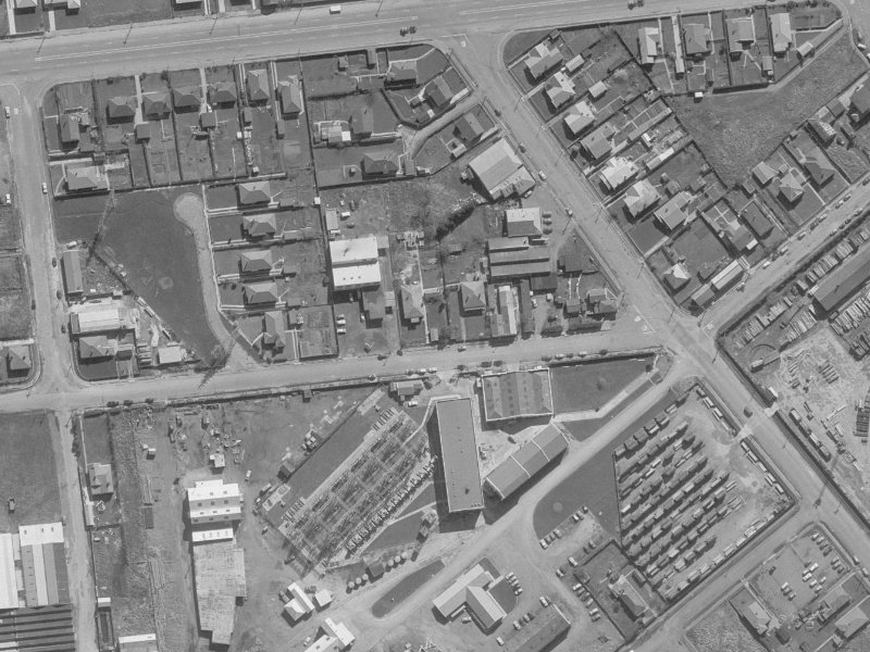 16B Princess Street from the air, 1960-1964