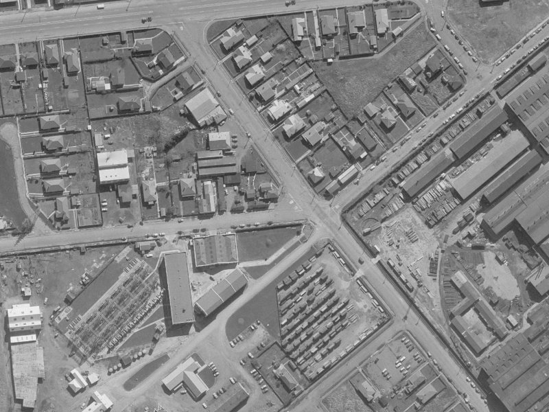 81 Clarence Street from the air, 1960-1964