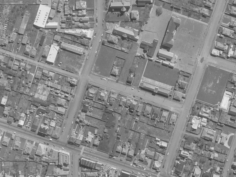 Hill View Road from the air, 1960-1964