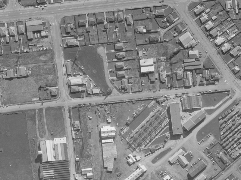 Sarjeant Street from the air, 1960-1964