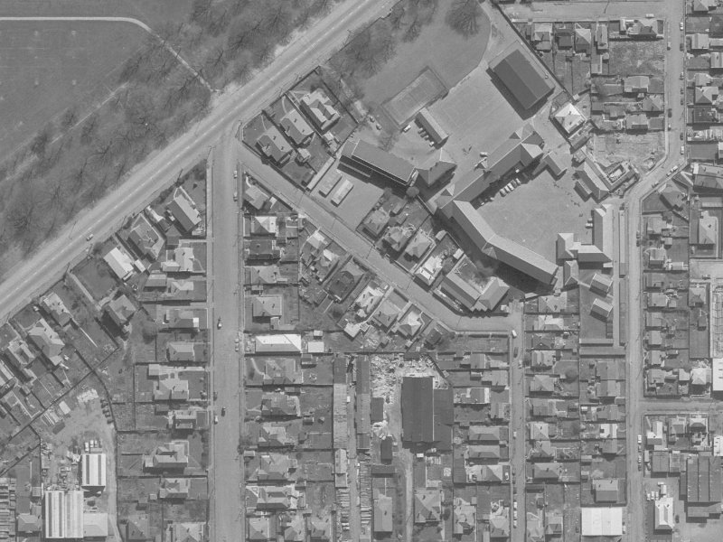 41 Waller Terrace from the air, 1960-1964