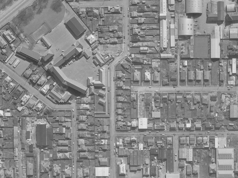 28 Stewart Street from the air, 1960-1964