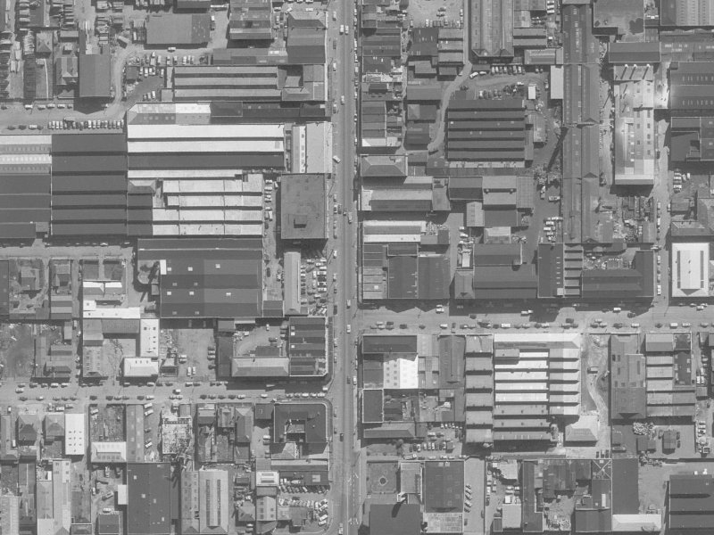 544 Colombo Street from the air, 1960-1964