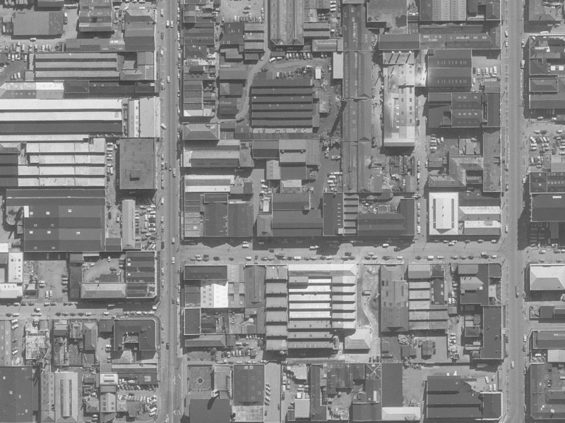 13-19 Dundas Street from the air, 1960-1964