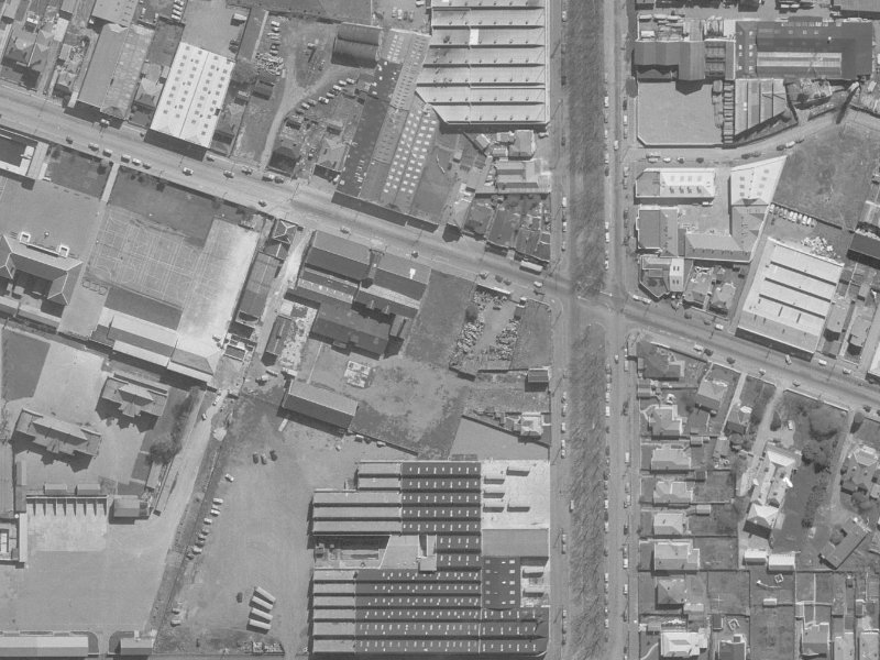 106 Ferry Road from the air, 1960-1964