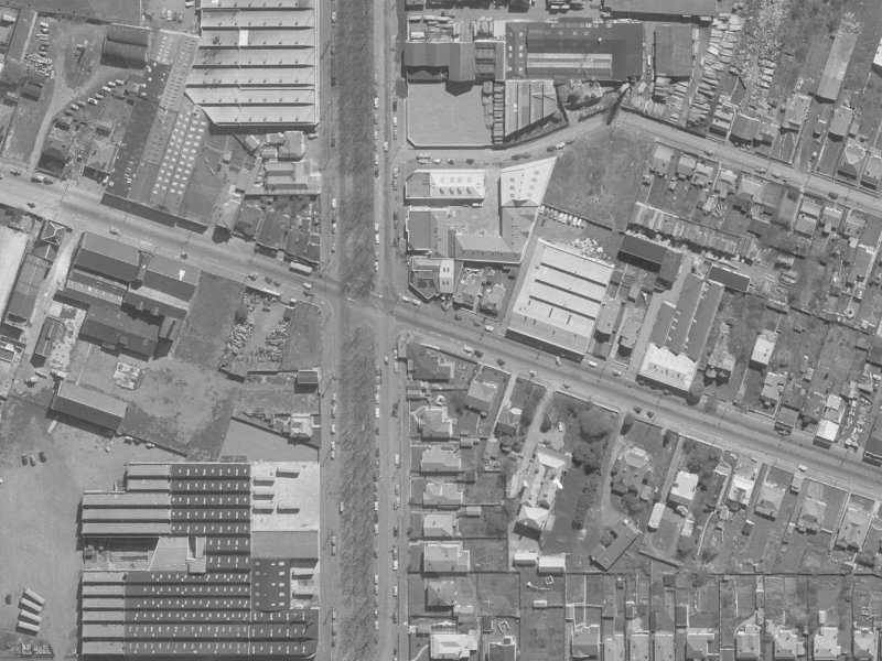 Fitzgerald Avenue from the air, 1960-1964