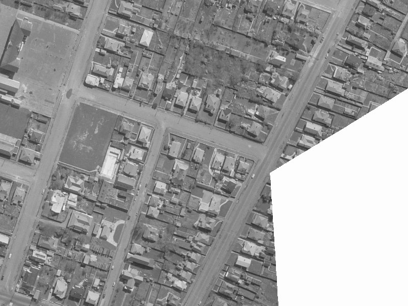 26 Cross Street from the air, 1960-1964