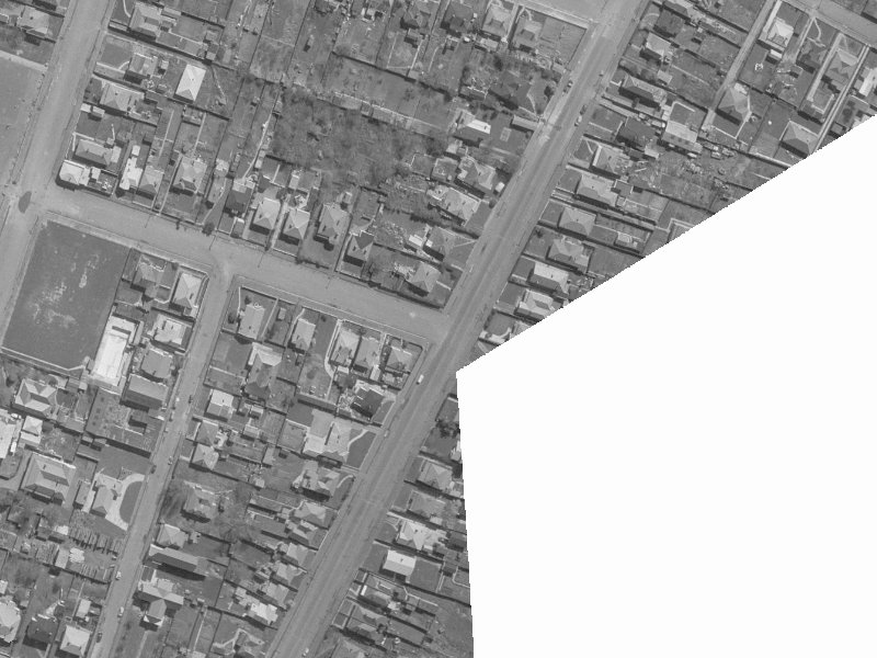 41 Mathesons Road from the air, 1960-1964