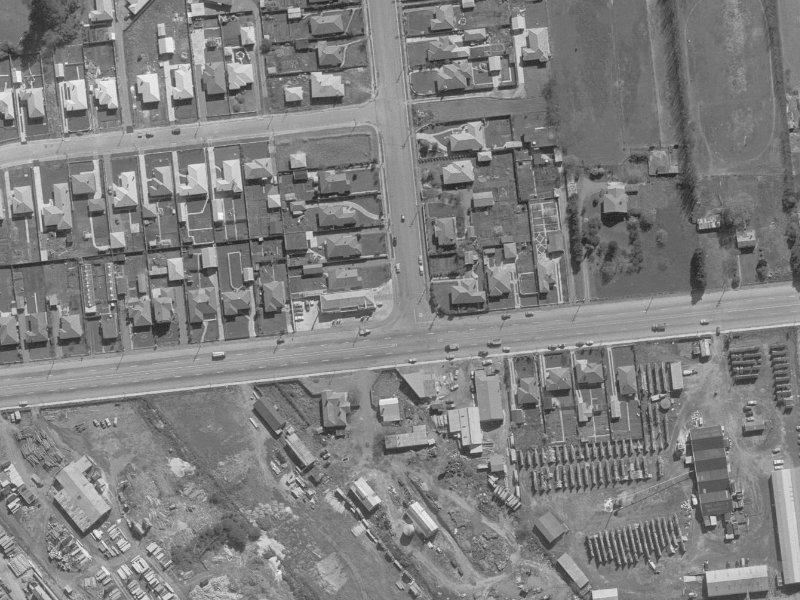 98 Middleton Road from the air, 1960-1964