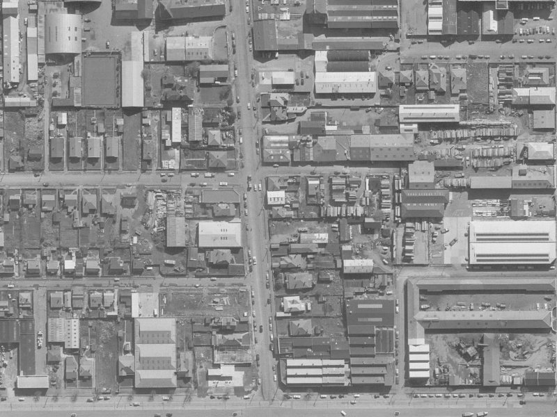 208 Antigua Street from the air, 1960-1964
