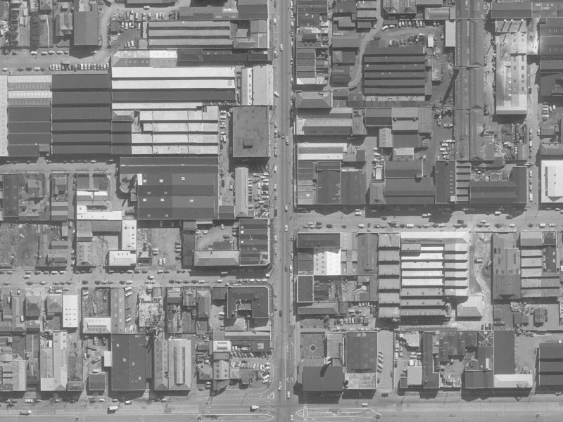 545 Colombo Street from the air, 1960-1964