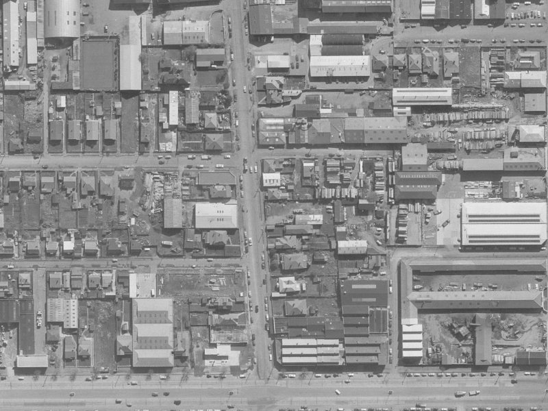 204 Antigua Street from the air, 1960-1964