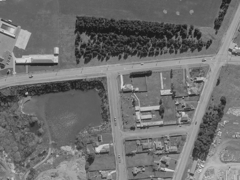 18A Smarts Road from the air, 1960-1964