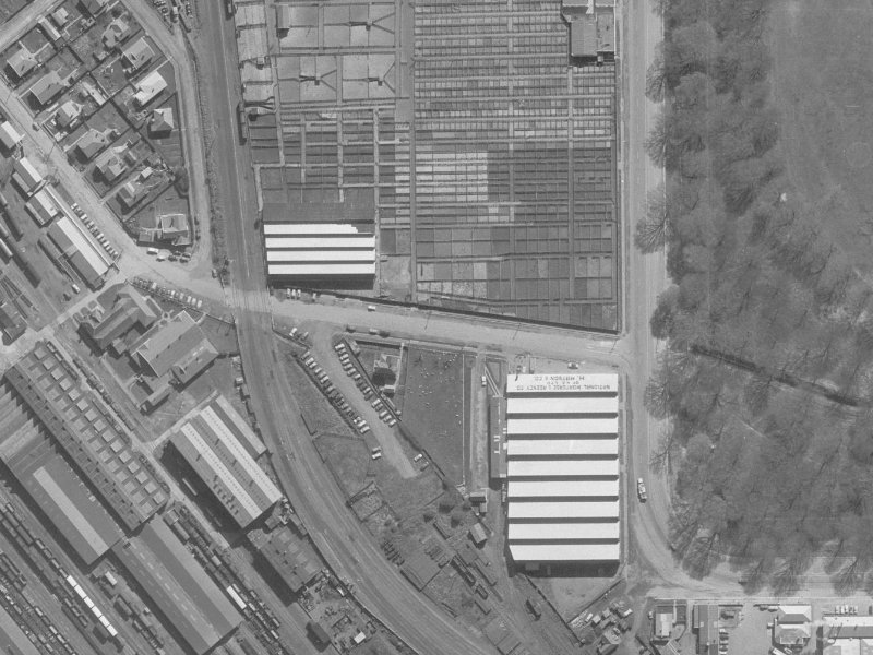 17–19 Lester Lane from the air, 1960-1964