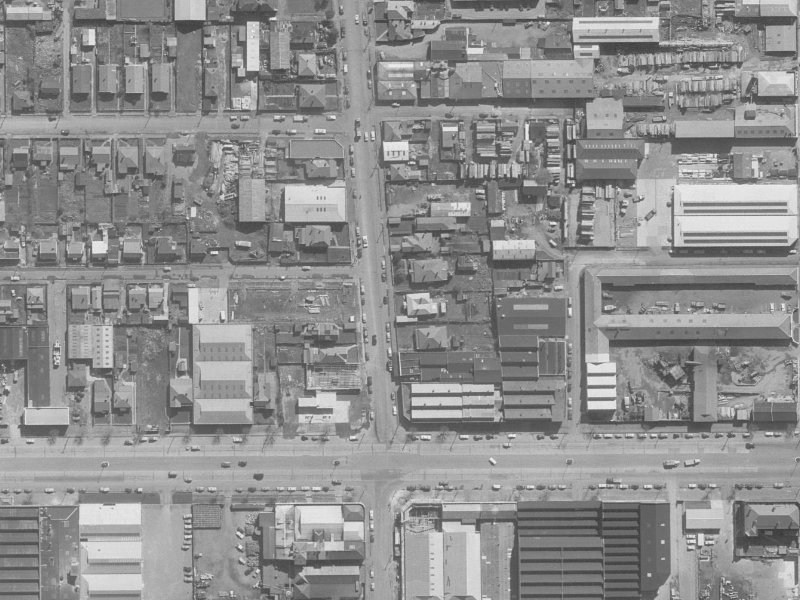 190 Antigua Street from the air, 1960-1964