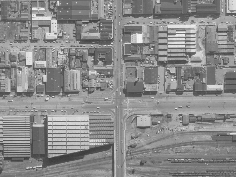 515 Colombo Street from the air, 1960-1964