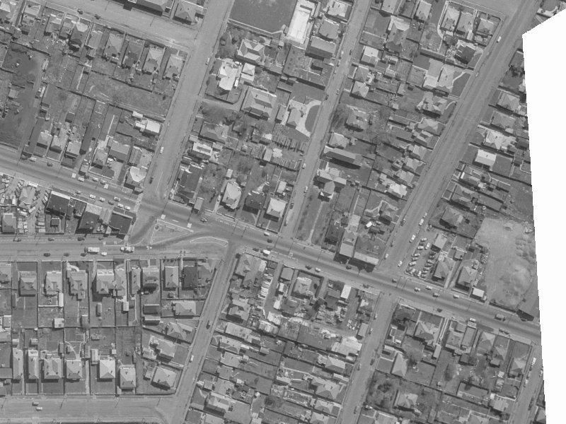1 Leyden Street from the air, 1960-1964