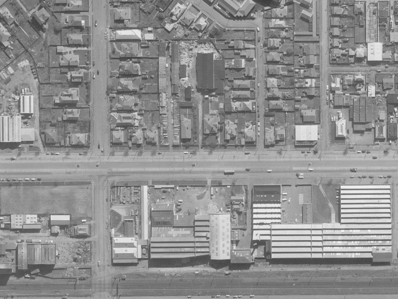 69 Moorhouse Avenue from the air, 1960-1964