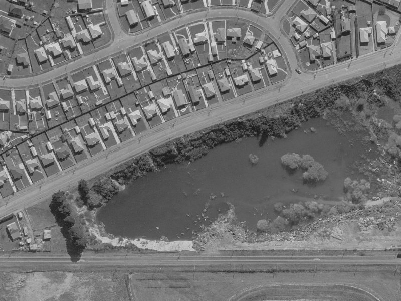 241-243 Waterloo Road from the air, 1960-1964