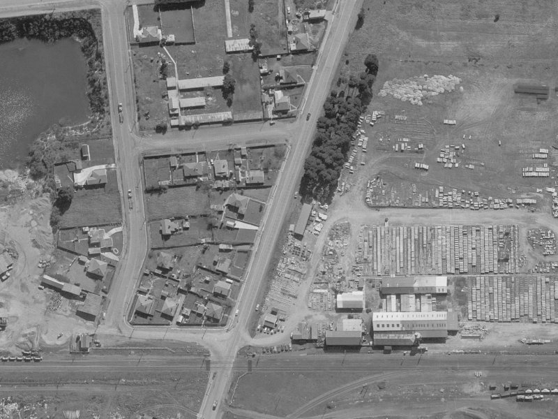37 Carmen Road from the air, 1960-1964