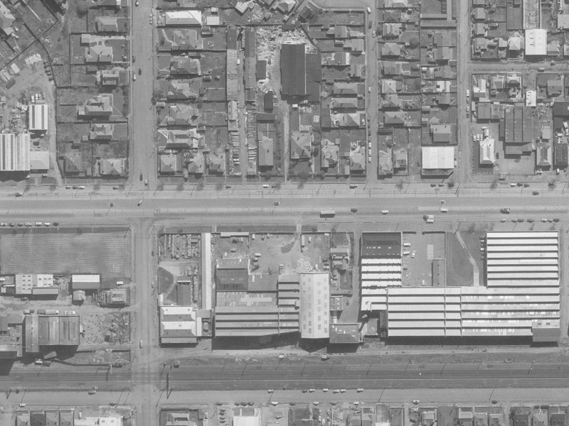 80 Moorhouse Avenue from the air, 1960-1964