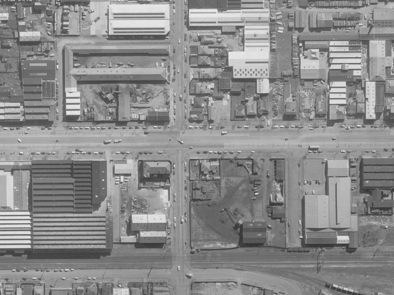 189 Moorhouse Avenue from the air, 1960-1964