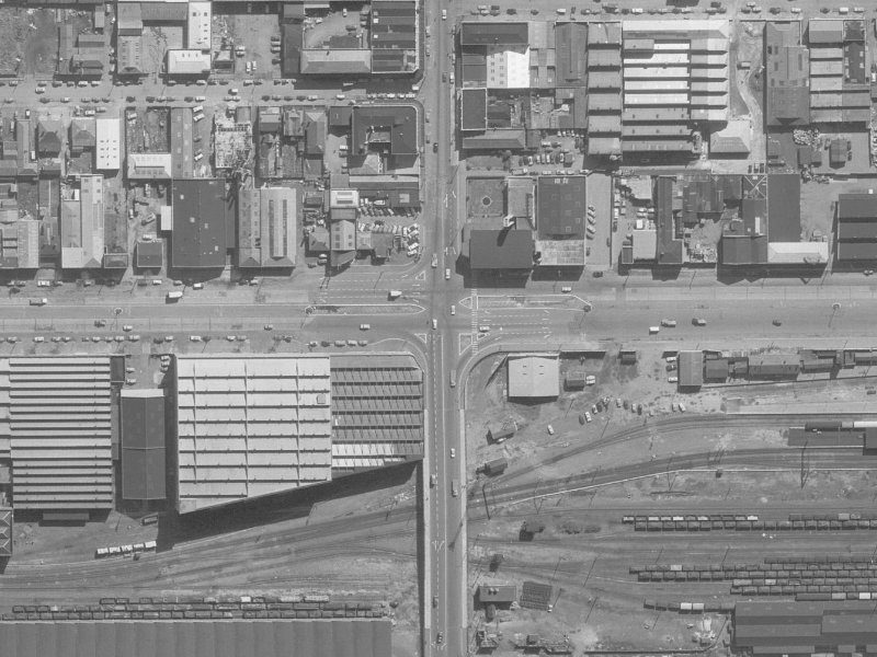 250-372 Moorhouse Avenue from the air, 1960-1964