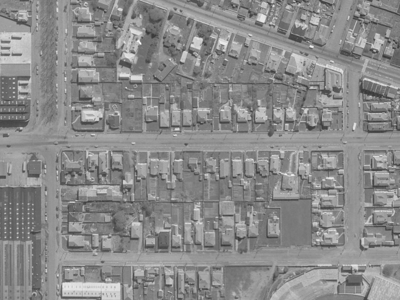 520 Moorhouse Avenue from the air, 1960-1964